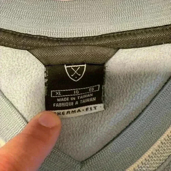 Nike Golf Therma Fit soft fleece pullover sweater - Picture 2 of 2